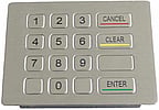 Picture of ATM style keypad