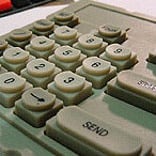 Silicone Keypad with printed keys