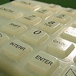 Silicone Keypad with printed and coated keys