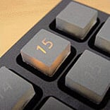 Silicone Keypad showing backlight