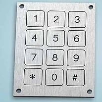 4x2 piezo keypad