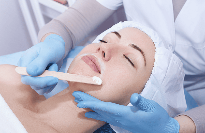 Image of top lip waxing