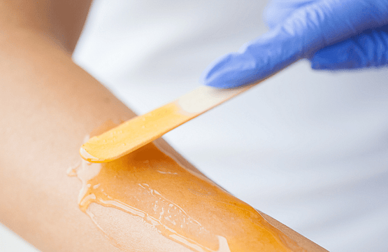 Image of arm waxing at Princess Nails Spa and Beauty