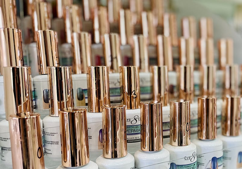 Image of gel nail polish used at Princess Nails Spa and Beauty