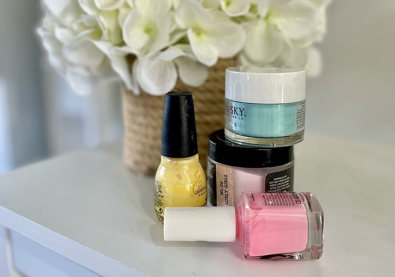 Image of nail polish products available at Princess Nails Spa and Beauty