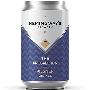 Hemingway's Brewery The Prospector Pilsner Craft Beer