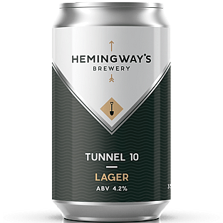 Hemingway's Brewery Tunnel 10 Lager Craft Beer