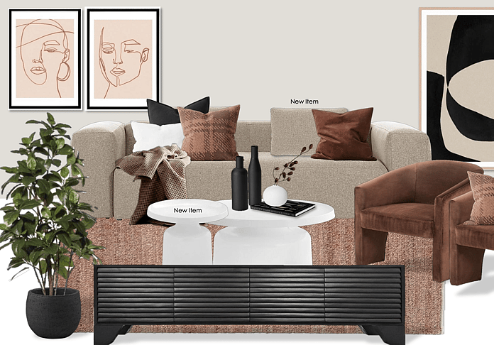 Mood Board Styling & Home Staging