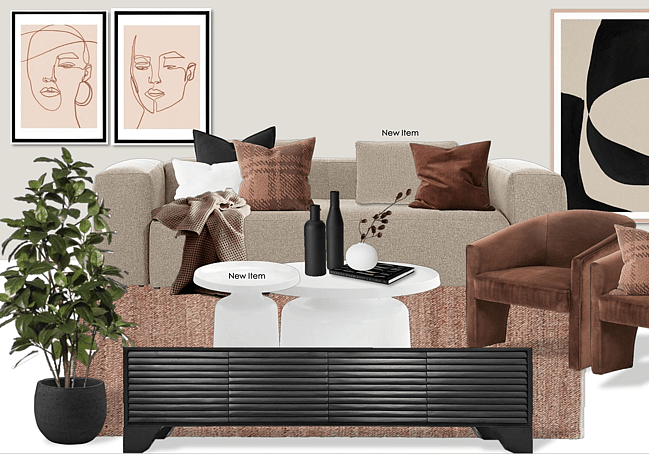 Mood Board Styling & Home Staging