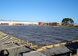 PTG Slab on grade flooring under construction