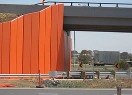 VSoL retaining wall motorway project