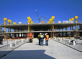 PTG suspended flooring slabs being during construction