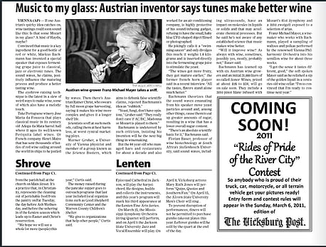 USA the Vicksburg Post