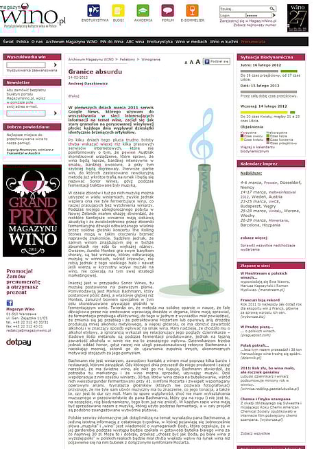 Poland Magazyn Wino