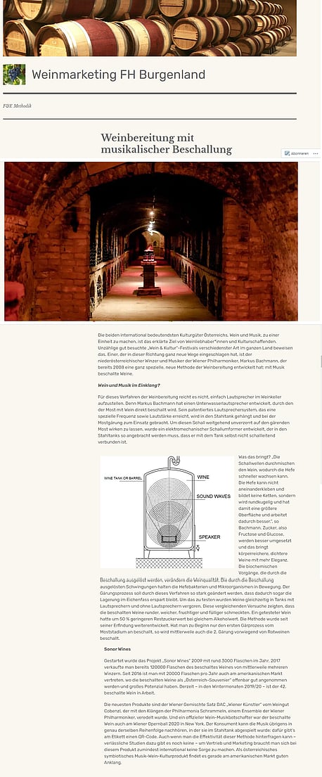 Weinmarketing FH Burgenland