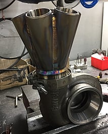 turbo outlet v band flange