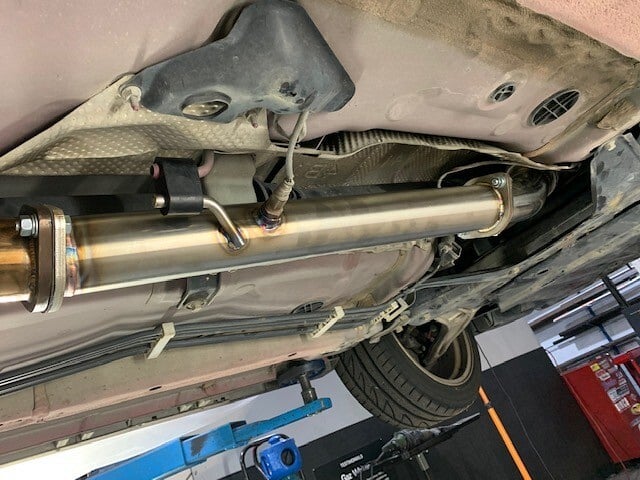 exhaust flange install