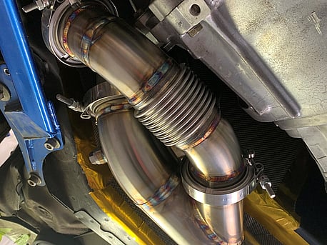 turbo wastegate dump pipe
