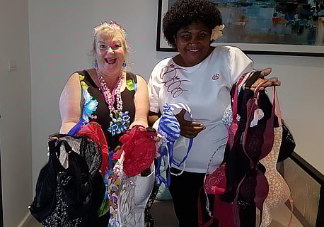 Kate Hargraves &  Tikoisavusavu Naikele Sherry in Fiji