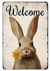 Welcome Sign - 30 x 20 cm-PRICE $19.99- - - - - - - - - -ADD TO CART >