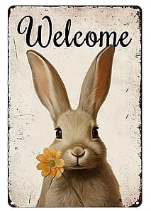 Welcome Sign - 30 x 20 cm-PRICE $19.99- - - - - - - - - -ADD TO CART >