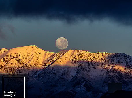 Moonset at Sunrise 16"x20"