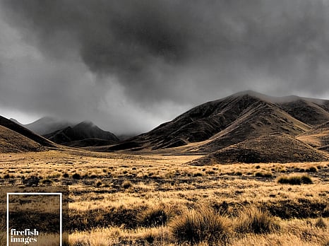 Lindis Pass Winter Storm 16"x20"