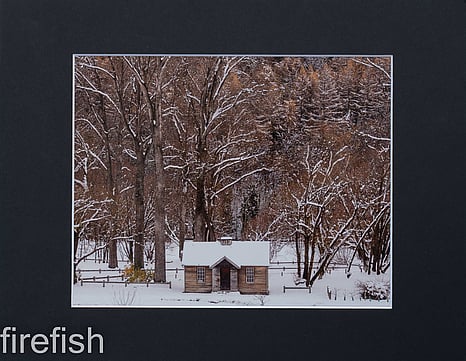 Arrowtown Old Gold Store Winter