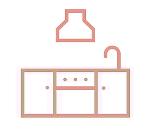 A kitchen is available in the seminar room at Taylor Made Community Space, Cambridge