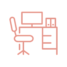 A desk is available in Consulting Room 18 at Taylor Made Community Space, Cambridge