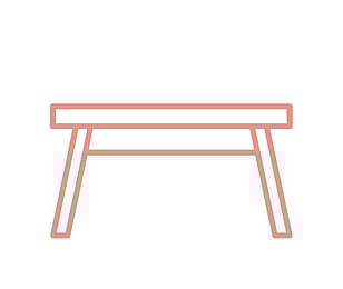 12 trestle tables are available in the seminar room at Taylor Made Community Space, Cambridge