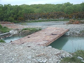 Bridge Constructed over Irrigation Ditch