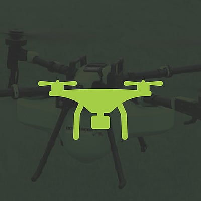 Drone UAV and Light Aircraft