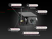 iCheck Pro Series Solar Wireless Reverse and RV Security Camera