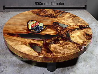 Large Kauri round coffee table