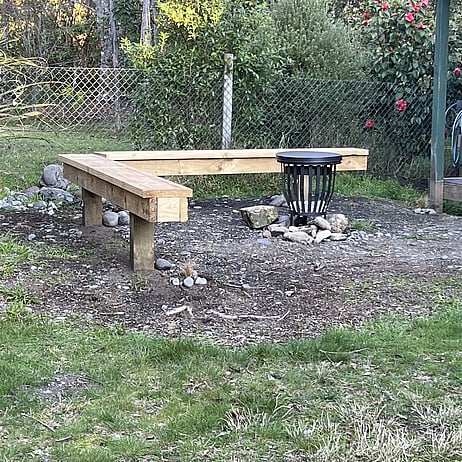 Turangi BnB outdoor fire pit