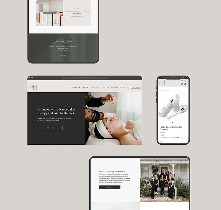 Harleh Clinic Website