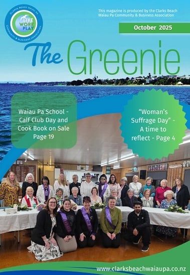 October 2025 copy of The Greenie