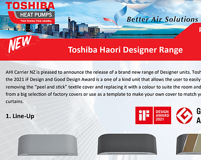 Toshiba Heat Exchanger