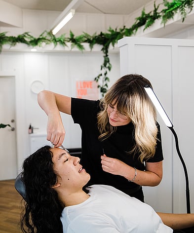 Brows and Lashes in Napier