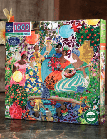 eeBoo 1000 Piece Jigsaw Puzzle: Garden Party