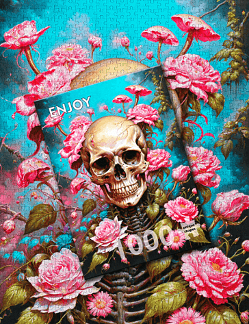 Enjoy 1000 Piece Jigsaw Puzzle Garden Skeleton