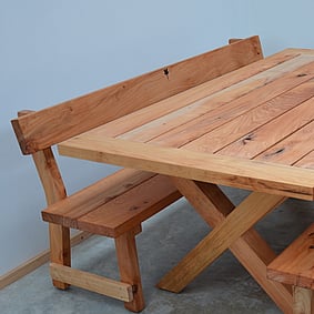 Four Leaf Furniture designed by Chris from Raglan Tiny Homes