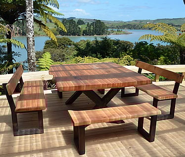 Four Leaf Furniture designed by Chris from Raglan Tiny Homes