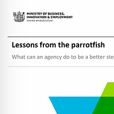 Lessons from the Parrotfish
