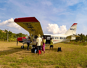 Not just a medevac - Francisco also gets a flight home