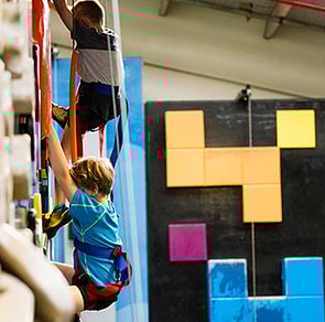 Kids activities indoor climbing in the Waikato