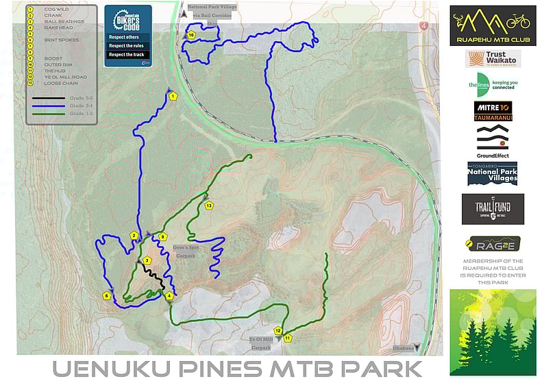 Updated Trail Map as of March 2023