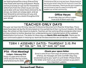 Term 1 Week 1 Newsletter