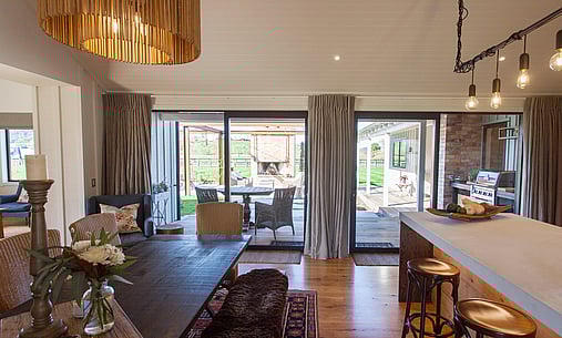 Dining area of Pukekura house